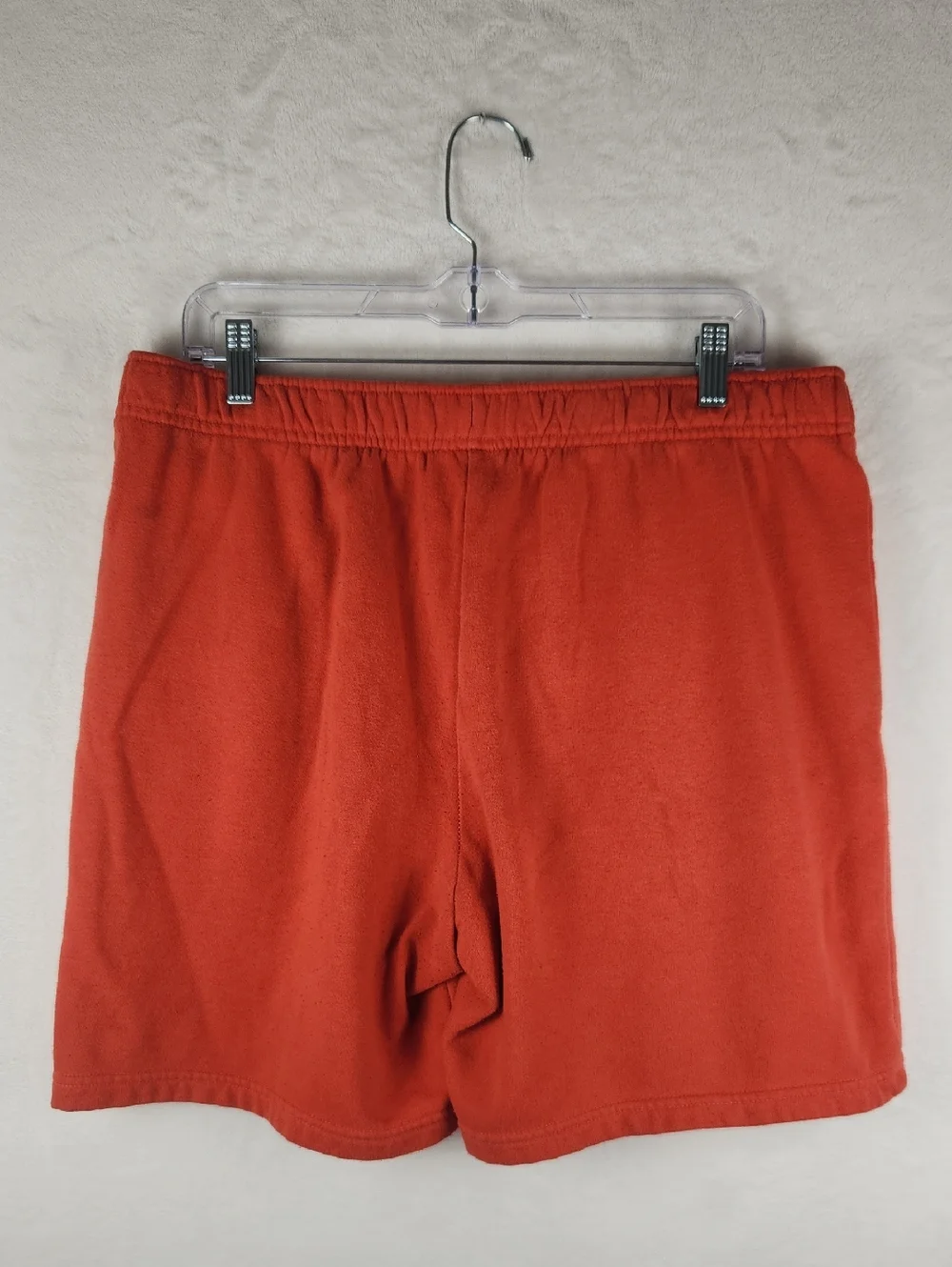 The North Face Men's Box NSE Cotton Fleece Shorts In Rusted Bronze Red Orange L‎